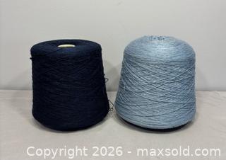 MaxSold Auction: Two Vintage Large Cones of Yarn - Newmarket (Ontario, Canada) SELLER MANAGED Reseller Online Auction - Lundys Lane