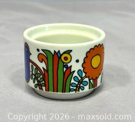 MaxSold Auction: Vintage 1960s Villeroy & Boch "Acapulco" Egg Cup  - Newmarket (Ontario, Canada) SELLER MANAGED Reseller Online Auction - Lundys Lane