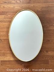 MaxSold Auction: Vintage 1969 Heavy Brass Oval Mirror - Newmarket (Ontario, Canada) SELLER MANAGED Reseller Online Auction - Lundys Lane