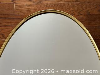 MaxSold Auction: Vintage 1969 Heavy Brass Oval Mirror - Newmarket (Ontario, Canada) SELLER MANAGED Reseller Online Auction - Lundys Lane