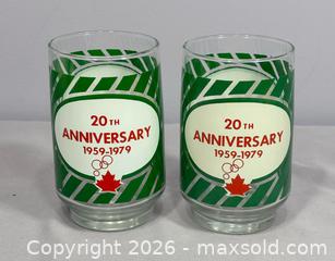 MaxSold Auction: Vintage 1979 MIO Gassosa Soft Drink Soda Pop Beverage Glasses - Newmarket (Ontario, Canada) SELLER MANAGED Reseller Online Auction - Lundys Lane