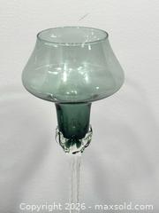 MaxSold Auction: Vintage Art Smoke Glass Pedestal Candle Holder - Newmarket (Ontario, Canada) SELLER MANAGED Reseller Online Auction - Lundys Lane