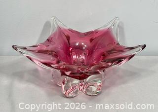 MaxSold Auction: Vintage Czech Ch?ibská Art Glass Bowl Design by Josef Hospodka - Newmarket (Ontario, Canada) SELLER MANAGED Reseller Online Auction - Lundys Lane