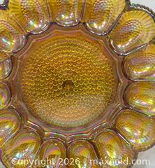 MaxSold Auction: Vintage Indiana Carnival Glass Marigold Deviled Egg Tray - Newmarket (Ontario, Canada) SELLER MANAGED Reseller Online Auction - Lundys Lane