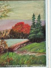 MaxSold Auction: Vintage Landscape Scene Signed Oil Painting   - Newmarket (Ontario, Canada) SELLER MANAGED Reseller Online Auction - Lundys Lane