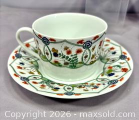 MaxSold Auction: Vintage Limoges Ceralene A. Raynaud Jardin Chinois (Chinese Garden) Teacup & Saucer Set - Newmarket (Ontario, Canada) SELLER MANAGED Reseller Online Auction - Lundys Lane