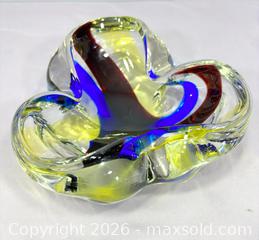 MaxSold Auction: Vintage Mid Century Czech? Art Glass Bowl Ashtray - Newmarket (Ontario, Canada) SELLER MANAGED Reseller Online Auction - Lundys Lane
