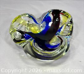 MaxSold Auction: Vintage Mid Century Czech? Art Glass Bowl Ashtray - Newmarket (Ontario, Canada) SELLER MANAGED Reseller Online Auction - Lundys Lane