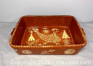 MaxSold Auction: Vintage Portuguese Terracotta Roaster Pan - Newmarket (Ontario, Canada) SELLER MANAGED Reseller Online Auction - Lundys Lane