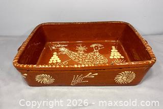 MaxSold Auction: Vintage Portuguese Terracotta Roaster Pan - Newmarket (Ontario, Canada) SELLER MANAGED Reseller Online Auction - Lundys Lane