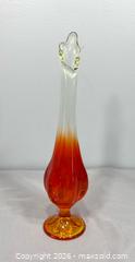 MaxSold Auction: Vintage Viking Glass Amberina Swung Vase  - Newmarket (Ontario, Canada) SELLER MANAGED Reseller Online Auction - Lundys Lane