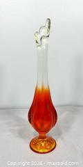 MaxSold Auction: Vintage Viking Glass Amberina Swung Vase  - Newmarket (Ontario, Canada) SELLER MANAGED Reseller Online Auction - Lundys Lane