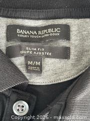MaxSold Auction: Banana Republic Men’s Short Sleeve Polo Shirts Sz M - Newmarket (Ontario, Canada) SELLER MANAGED Reseller Online Auction - Silken Laumann Drive