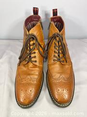 MaxSold Auction: Base London Men’s Brogue Detail Lace Up Leather Ankle Boots - Newmarket (Ontario, Canada) SELLER MANAGED Reseller Online Auction - Silken Laumann Drive