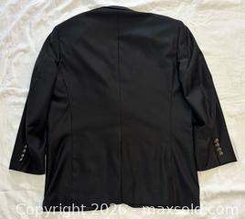 MaxSold Auction: Brooks Brothers Saxon Country Club Men’s Wool Blazer Black 46R Black & Gold Buttons - Newmarket (Ontario, Canada) SELLER MANAGED Reseller Online Auction - Silken Laumann Drive