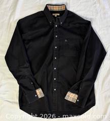 MaxSold Auction: Burberry Men’s Nova Check Long Sleeve Button Up Shirt Sz L - Newmarket (Ontario, Canada) SELLER MANAGED Reseller Online Auction - Silken Laumann Drive