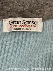 MaxSold Auction: Gran Sasso Italian Pure Cashmere Men’s Sweater - Newmarket (Ontario, Canada) SELLER MANAGED Reseller Online Auction - Silken Laumann Drive