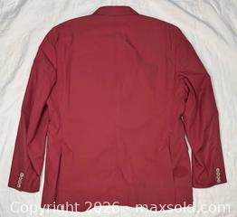 MaxSold Auction: Hackett London Men’s Lightweight Cotton Blazer Sport Jacket Washed Red Sz 44R - Newmarket (Ontario, Canada) SELLER MANAGED Reseller Online Auction - Silken Laumann Drive