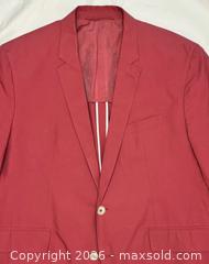 MaxSold Auction: Hackett London Men’s Lightweight Cotton Blazer Sport Jacket Washed Red Sz 44R - Newmarket (Ontario, Canada) SELLER MANAGED Reseller Online Auction - Silken Laumann Drive