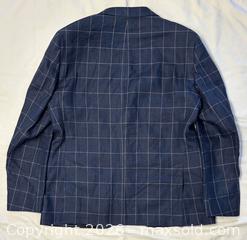MaxSold Auction: Lauren Ralph Lauren Men’s Linen Blazer Navy Blue Window Pane Sz 44R - Newmarket (Ontario, Canada) SELLER MANAGED Reseller Online Auction - Silken Laumann Drive
