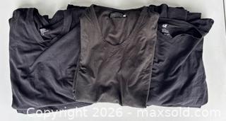 MaxSold Auction: Men’s Cotton V-Neck Short Sleeve Shirts Sz L Black - Newmarket (Ontario, Canada) SELLER MANAGED Reseller Online Auction - Silken Laumann Drive