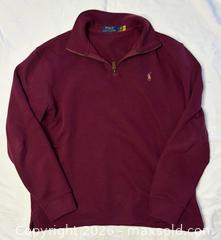 MaxSold Auction: Polo Ralph Lauren Men’s Quarter Zip Pullover Size L - Newmarket (Ontario, Canada) SELLER MANAGED Reseller Online Auction - Silken Laumann Drive