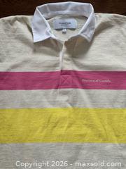MaxSold Auction: Province of Canada Unisex Rugby Shirt - Newmarket (Ontario, Canada) SELLER MANAGED Reseller Online Auction - Silken Laumann Drive