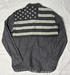 MaxSold Auction: Ralph Lauren Denim and Supply Men’s USA Flag Shirt Sz L - Newmarket (Ontario, Canada) SELLER MANAGED Reseller Online Auction - Silken Laumann Drive