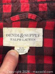 MaxSold Auction: Ralph Lauren Denim & Supply Men’s Long Sleeve Plaid Shirt Sz XL - Newmarket (Ontario, Canada) SELLER MANAGED Reseller Online Auction - Silken Laumann Drive