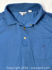 MaxSold Auction: Vintage 1980s Yves Saint Laurent Men’s Embroidered Long Sleeve Polo Shirt - Newmarket (Ontario, Canada) SELLER MANAGED Reseller Online Auction - Silken Laumann Drive