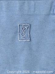 MaxSold Auction: Vintage 1980s Yves Saint Laurent Men’s Embroidered Long Sleeve Polo Shirt - Newmarket (Ontario, Canada) SELLER MANAGED Reseller Online Auction - Silken Laumann Drive