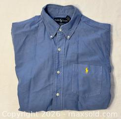 MaxSold Auction: Vintage Polo Ralph Lauren Men’s Button-Down Shirt Sz S - Newmarket (Ontario, Canada) SELLER MANAGED Reseller Online Auction - Silken Laumann Drive