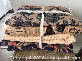 MaxSold Auction: Fabric Lot – 4 Coordinated Upholstery & Craft Fabrics - Oshawa (Ontario, Canada) SELLER MANAGED Downsizing Online Auction - Arthur Street Arthur