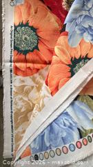 MaxSold Auction: Fabric Lot – Coordinated Reds & Florals – Upholstery & Crafting - Oshawa (Ontario, Canada) SELLER MANAGED Downsizing Online Auction - Arthur Street Arthur