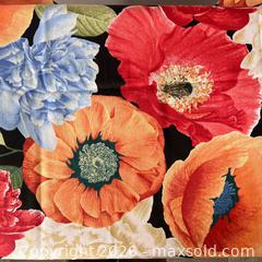 MaxSold Auction: Fabric Lot – Coordinated Reds & Florals – Upholstery & Crafting - Oshawa (Ontario, Canada) SELLER MANAGED Downsizing Online Auction - Arthur Street Arthur