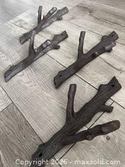 MaxSold Auction: Set of 4 Cast Iron Branch-Style Coat Hooks - Oshawa (Ontario, Canada) SELLER MANAGED Downsizing Online Auction - Arthur Street Arthur