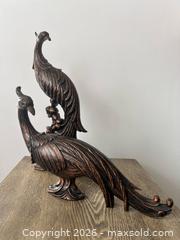 MaxSold Auction: Vintage Coppercraft Guild Peacock Sculptures – Set of Two – Taos, New Mexico - Oshawa (Ontario, Canada) SELLER MANAGED Downsizing Online Auction - Arthur Street Arthur