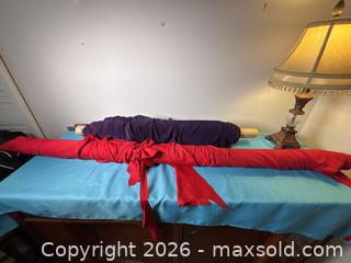 MaxSold Auction: Red and purple fabric - Toronto (Ontario, Canada) PARTNER MANAGED Estate Sale Online Auction - Arlene Crescent