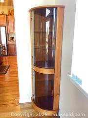 MaxSold Auction: Corner Curio Cabinet - Thornton (Colorado, USA) SELLER MANAGED Moving Online Auction -  Verbena Street