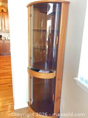 MaxSold Auction: Corner Curio Cabinet - Thornton (Colorado, USA) SELLER MANAGED Moving Online Auction -  Verbena Street