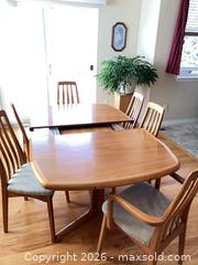 MaxSold Auction: Teak Wood Dining Table - Thornton (Colorado, USA) SELLER MANAGED Moving Online Auction -  Verbena Street