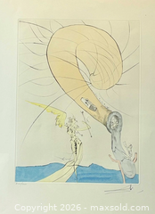 MaxSold Auction: Hand Signed Salvador Dali Artist's Proof of Engraving Titled: "Freud with a Snail's Head" 1974 - Oakville (Ontario, Canada) PARTNER MANAGED Estate Sale Online Auction - Lakeshore Road West (Shipping Available)