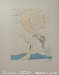 MaxSold Auction: Hand Signed Salvador Dali Artist's Proof of Engraving Titled: "Freud with a Snail's Head" 1974 - Oakville (Ontario, Canada) PARTNER MANAGED Estate Sale Online Auction - Lakeshore Road West (Shipping Available)