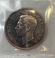 MaxSold Auction: Mint 1948 Canadian Silver Dollar - Oakville (Ontario, Canada) PARTNER MANAGED Estate Sale Online Auction - Lakeshore Road West (Shipping Available)