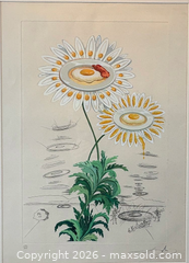 MaxSold Auction: Original Salvador Dali Etching titled "Flora Dalinae Chrysanthemum" Signed and Numbered - Oakville (Ontario, Canada) PARTNER MANAGED Estate Sale Online Auction - Lakeshore Road West (Shipping Available)