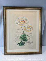 MaxSold Auction: Original Salvador Dali Etching titled "Flora Dalinae Chrysanthemum" Signed and Numbered - Oakville (Ontario, Canada) PARTNER MANAGED Estate Sale Online Auction - Lakeshore Road West (Shipping Available)