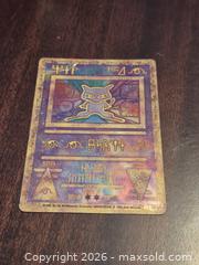 MaxSold Auction: Pokemon Ancient Mew Promo Card HP with Info Card - Toronto (Ontario, Canada) SELLER MANAGED Reseller Online Auction - Mcadam Avenue