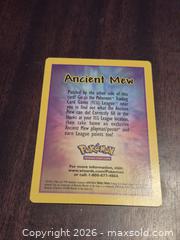 MaxSold Auction: Pokemon Ancient Mew Promo Card HP with Info Card - Toronto (Ontario, Canada) SELLER MANAGED Reseller Online Auction - Mcadam Avenue