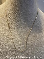 MaxSold Auction: 14K Solid Yellow Gold Herringbone Necklace, Italy 18 inches - Toronto (Ontario, Canada) SELLER MANAGED Downsizing Online Auction - O'connor Drive (CONDO)