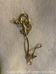 MaxSold Auction: 14K Solid Yellow Gold Herringbone Necklace, Italy 18 inches - Toronto (Ontario, Canada) SELLER MANAGED Downsizing Online Auction - O'connor Drive (CONDO)